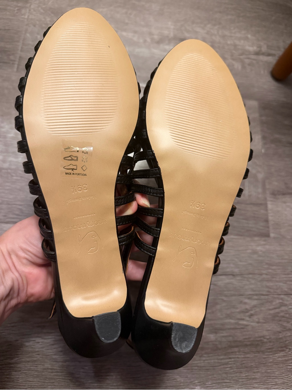 Women's Black Strappy Slingback Sandals - Anonymous Copenhagen Carminho Stiletto — image 3 of 6